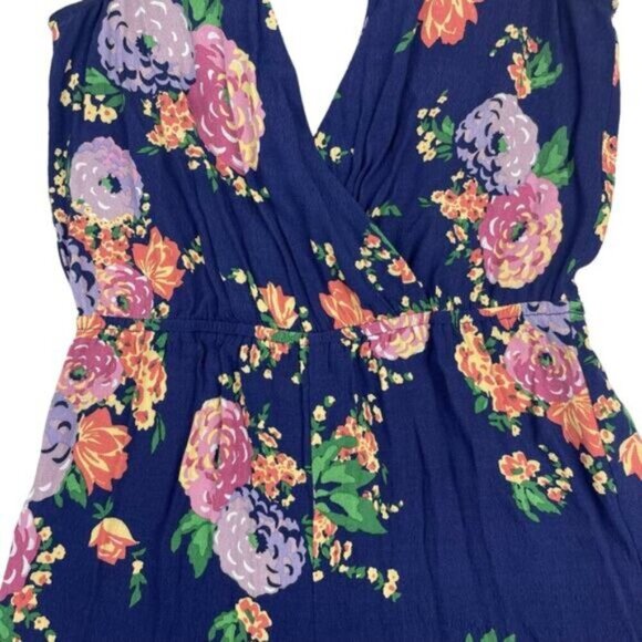 & OTHER STORIES Floral Open Back Culotte Jumpsuit Sz 4 - Picture 5 of 8